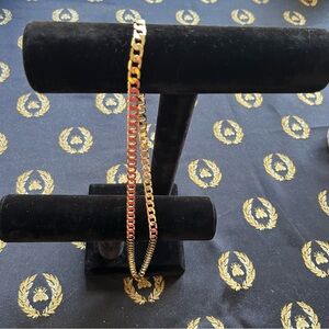 24” length 14K gold plated chain